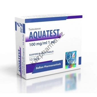 Aquatest (Суспензия Тестостерона) Balkan 10 ампул по 1мл (1амп 100 мг) - Краснодар